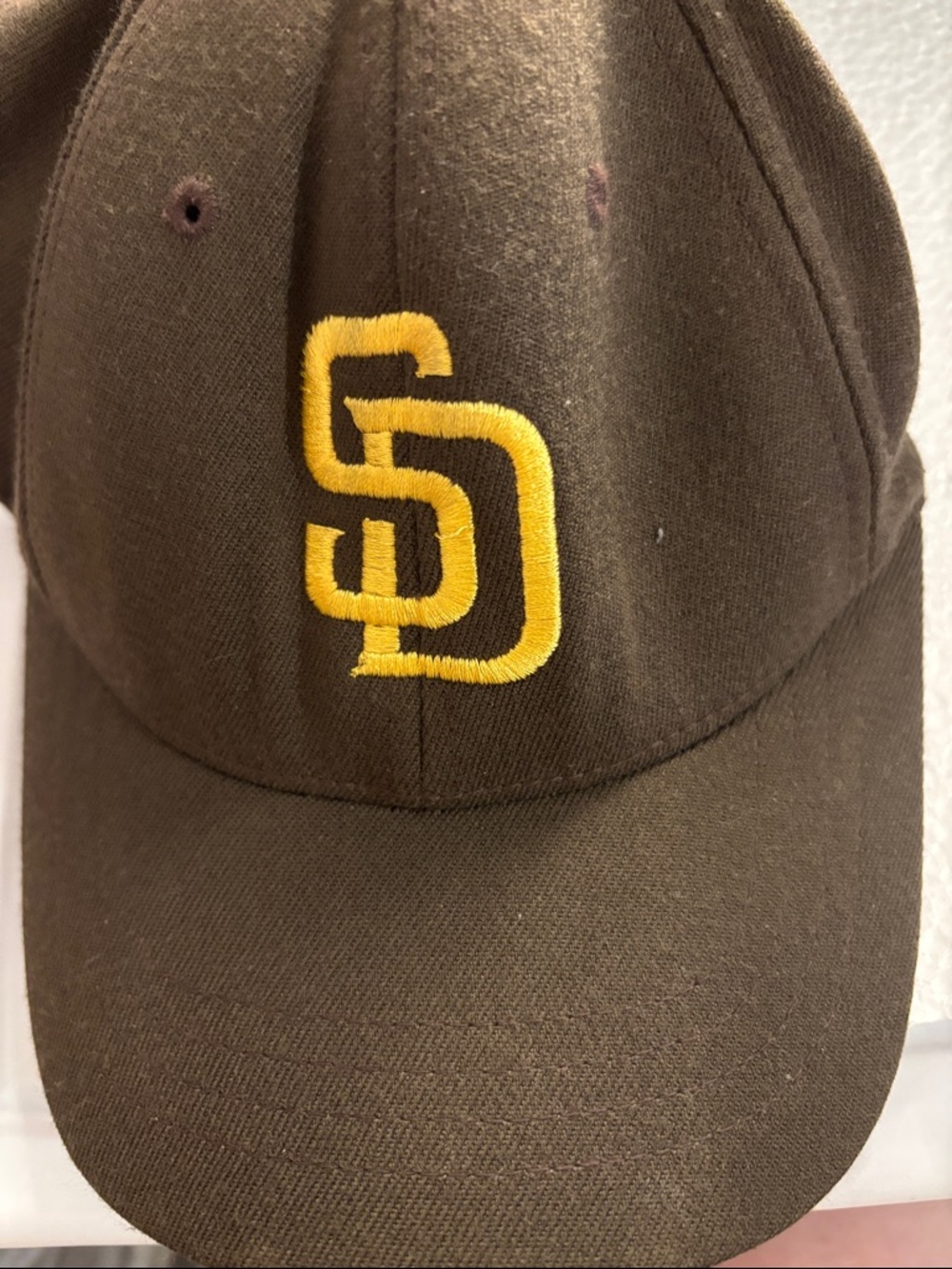 San Diego Padres Baseball Cap with Yellow Interlocking SD Logo Childrens